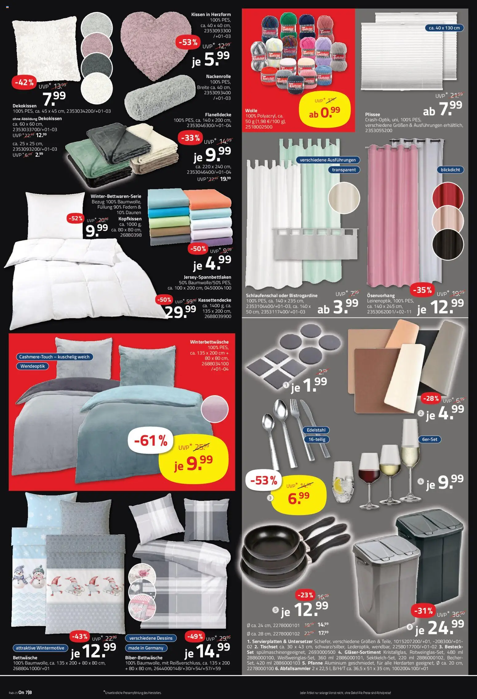 Roller - Black Friday – gültig ab 23.11.2025 | Seite: 14 | Produkte: Kissen, Bettwäsche, Kopfkissen