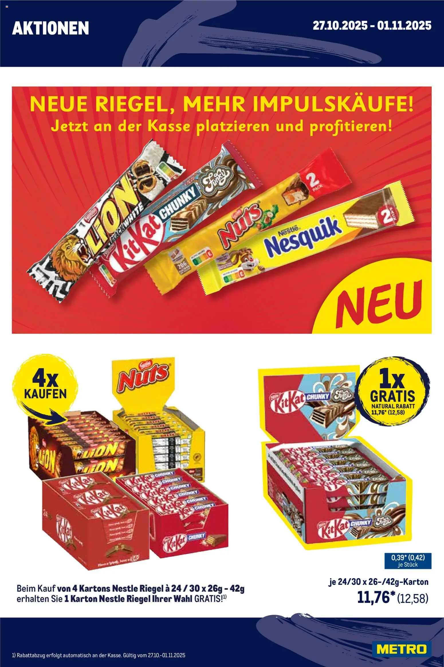 Metro Wochen-Angebote Händler – gültig ab 27.10.2025 | Seite: 3 | Produkte: Nesquik