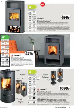 Hagebau Kaminöfen - gültig ab dem 07.07.2025 | Seite: 5 | Produkte: Gewicht, Kamin, Tür, Kaminofen