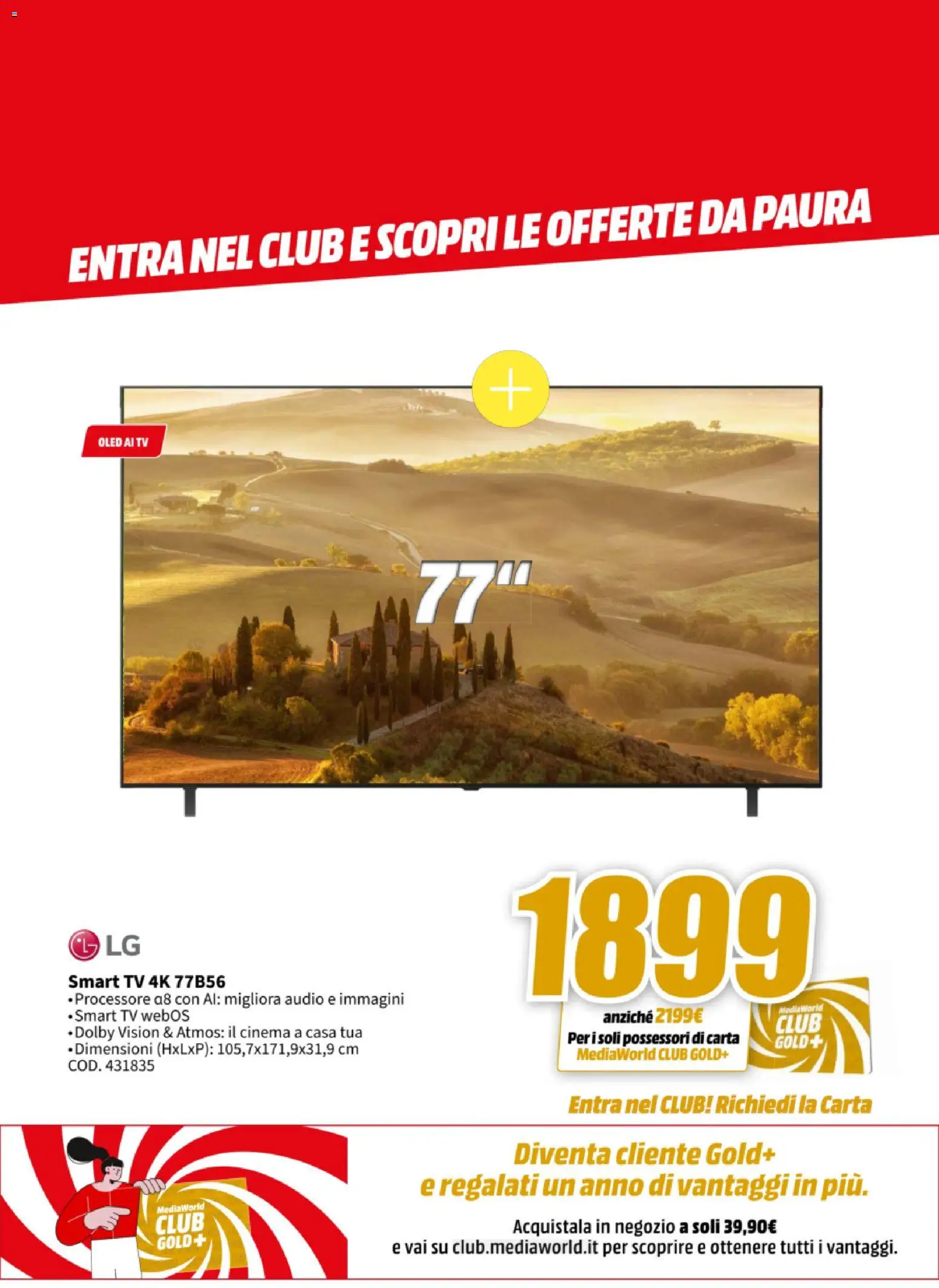 Volantino Media World del 27.10.2025 | Pagina: 32 | Prodotti: smart TV, TV, Audio