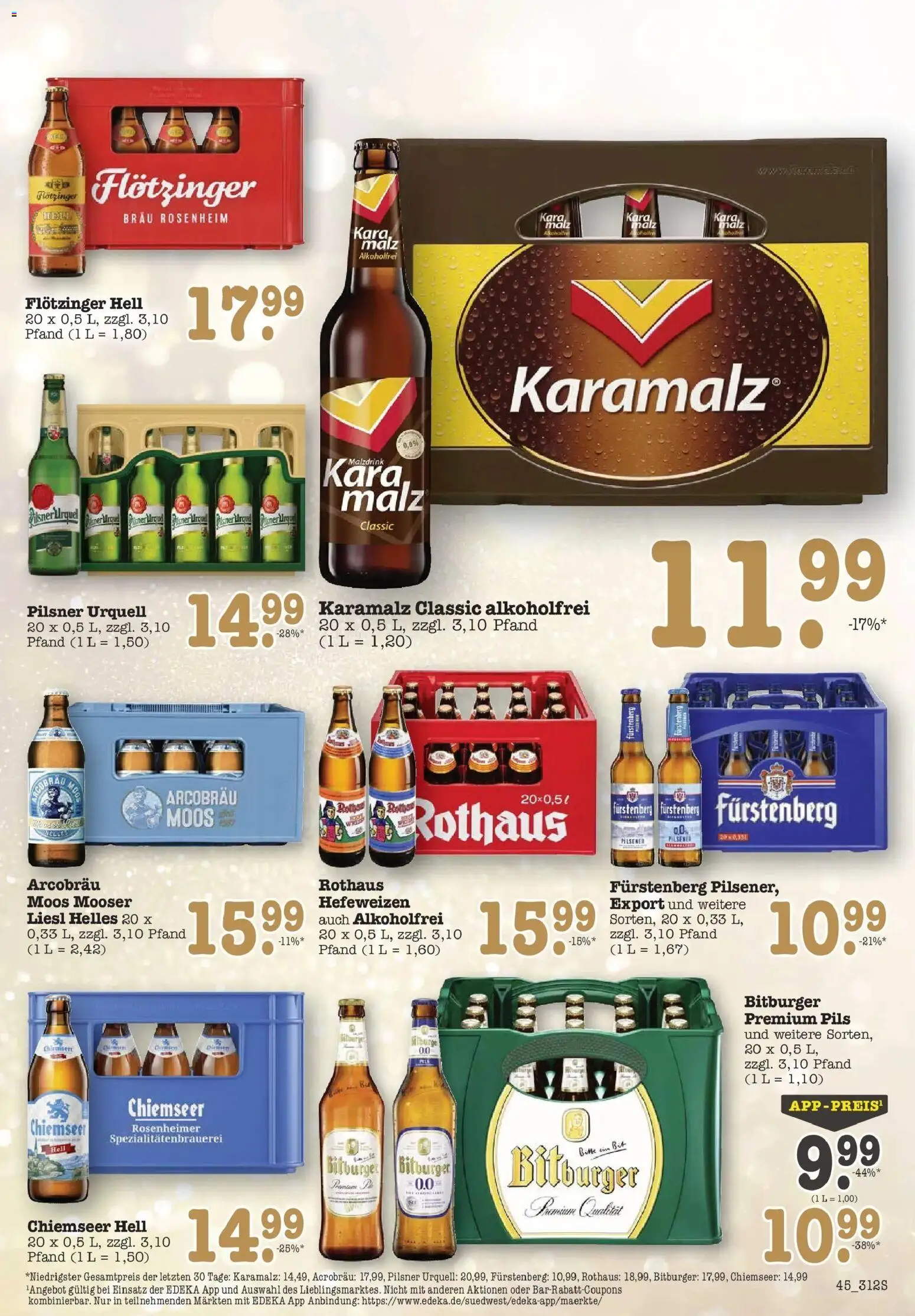 Edeka prospekt Bühlertal	 – gültig ab 15.12.2025 | Seite: 47 | Produkte: Bitburger, Pils, Pilsner urquell