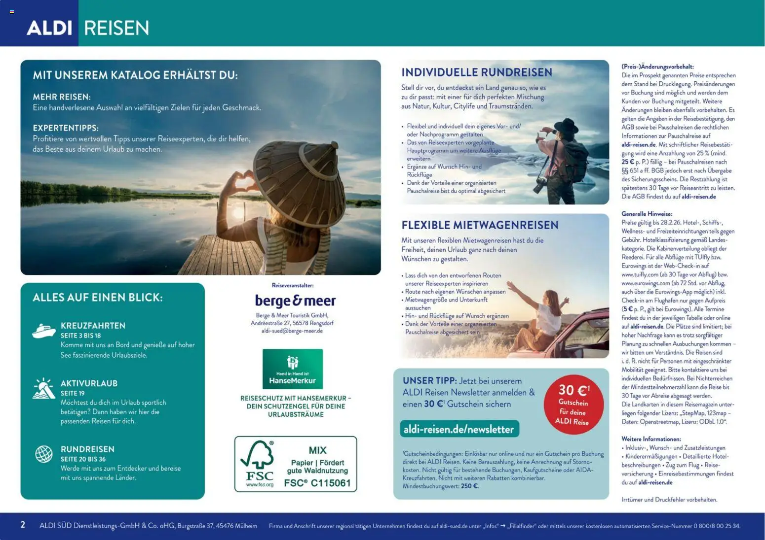 Aldi Reisen Unsere Traumreisen – gültig ab 01.01.2026 | Seite: 2