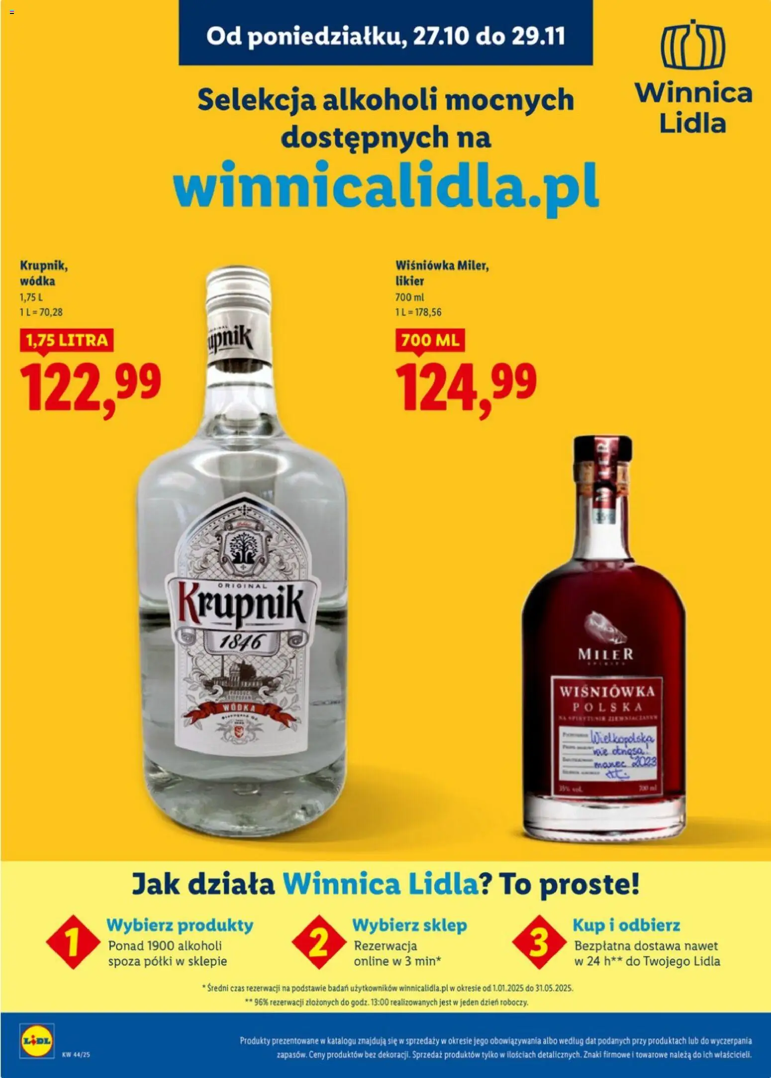 Lidl Katalog alkoholi mocnych od 27.10.2025 | Strona: 26 | Produkty: Vodka, Wódka