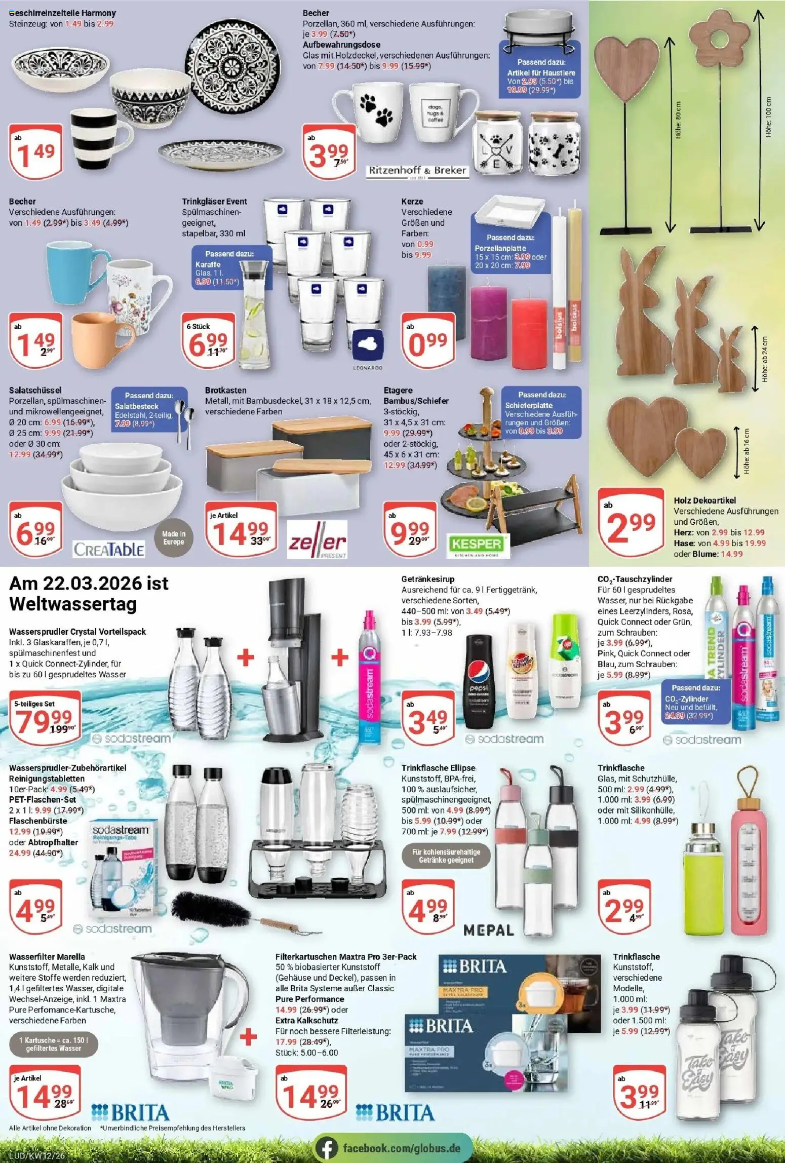 Globus prospekt Ludwigshafen-Oggersheim	 – gültig ab 15.03.2026 | Seite: 26 | Produkte: Wasser, Pepsi, Sodastream