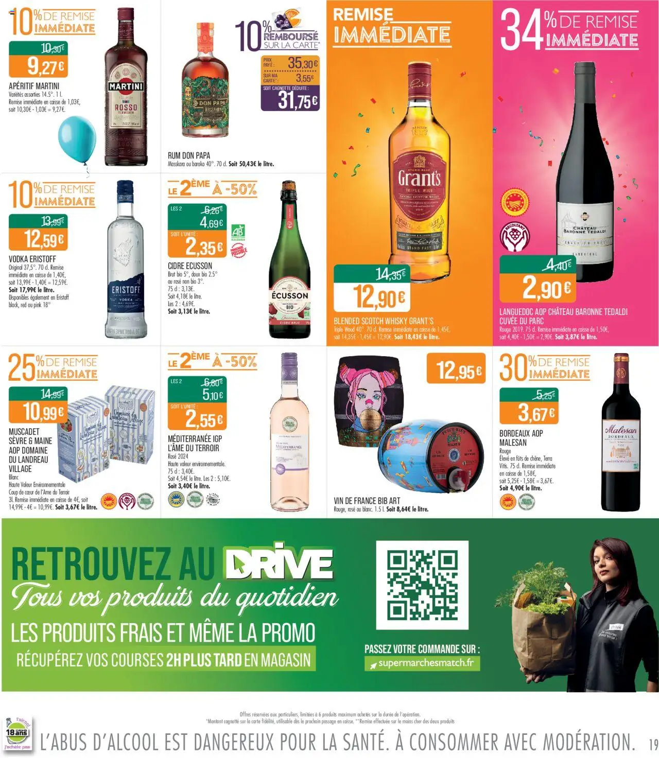 {H1} | Page: 19 | Produits: Whisky, Martini, Vin, Thé