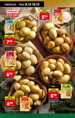 Pogląd oferty "ZIEMNIAKI DO GOTOWANIA, Ziemniaki do gotowania" - ważna od 08.12.2025 | Strona: 34 | Produkty: Ziemniaki do pieczenia, Ziemniaki