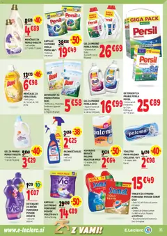 E.leclerc katalog akcije – veljaven od 05.11.2025 | Stran: 31 | Izdelki: Mehčalec, Mehcalec za perilo, Detergent
