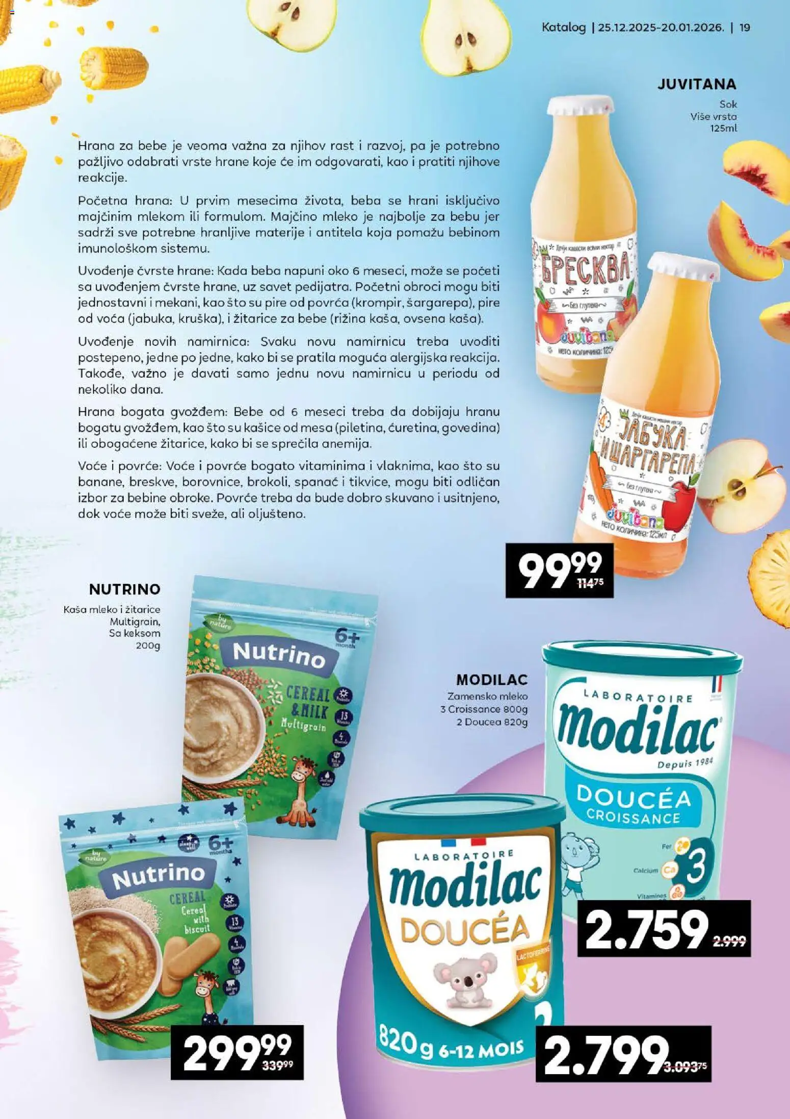 Roda katalog - važi od 25.12.2025 | Strana: 19 | Proizvode: Spanać, Žitarice, Sto, Mleko