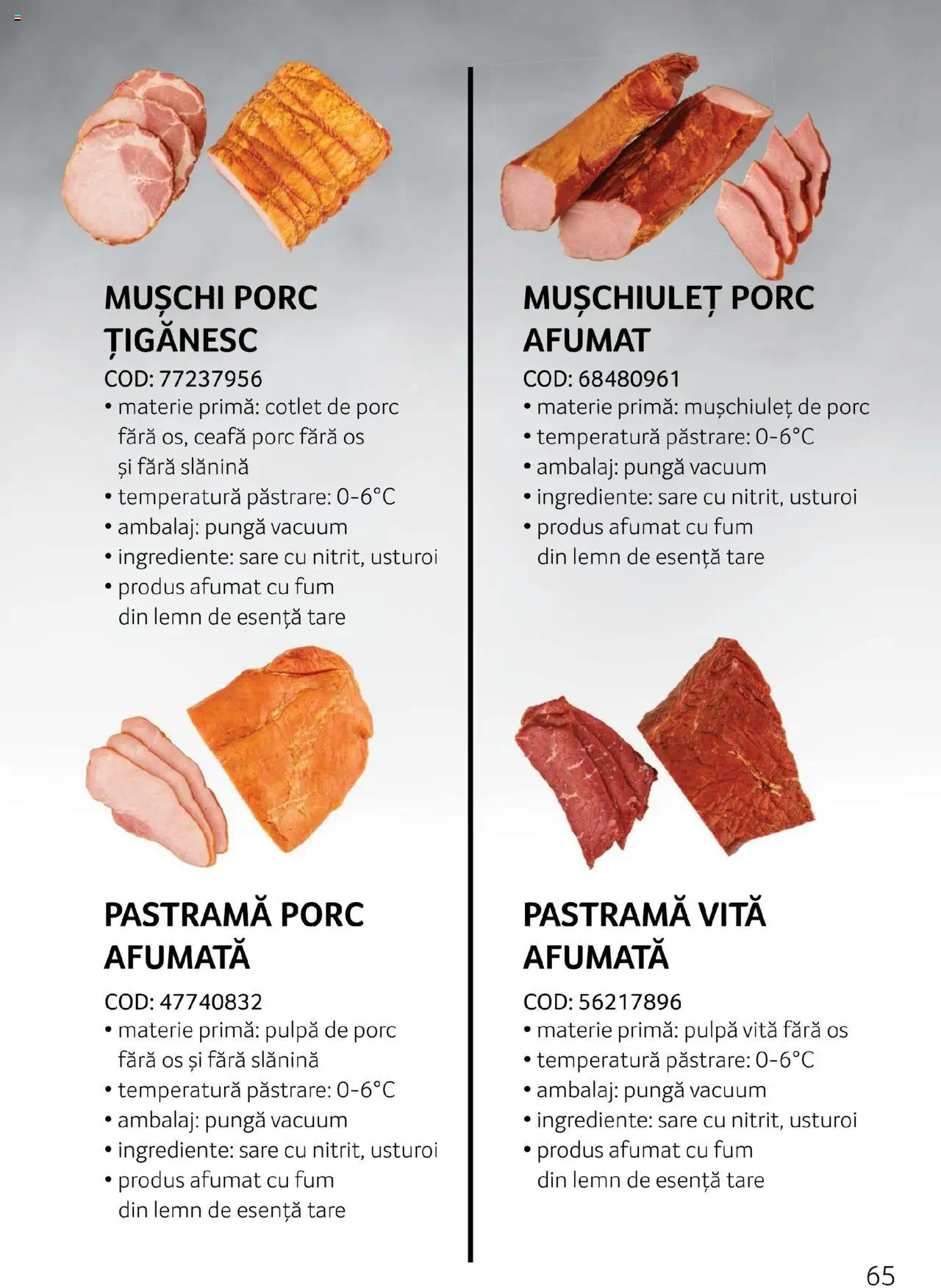 Noul catalog Selgros – valabil de la 27.04.2023 | Pagină: 65 | Produse: Pungă, Carne De Porc, Sare, Piper
