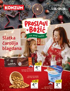Konzum HR - Katalog kolači - amely érvényes a következő dátumtól: 01.12.2025