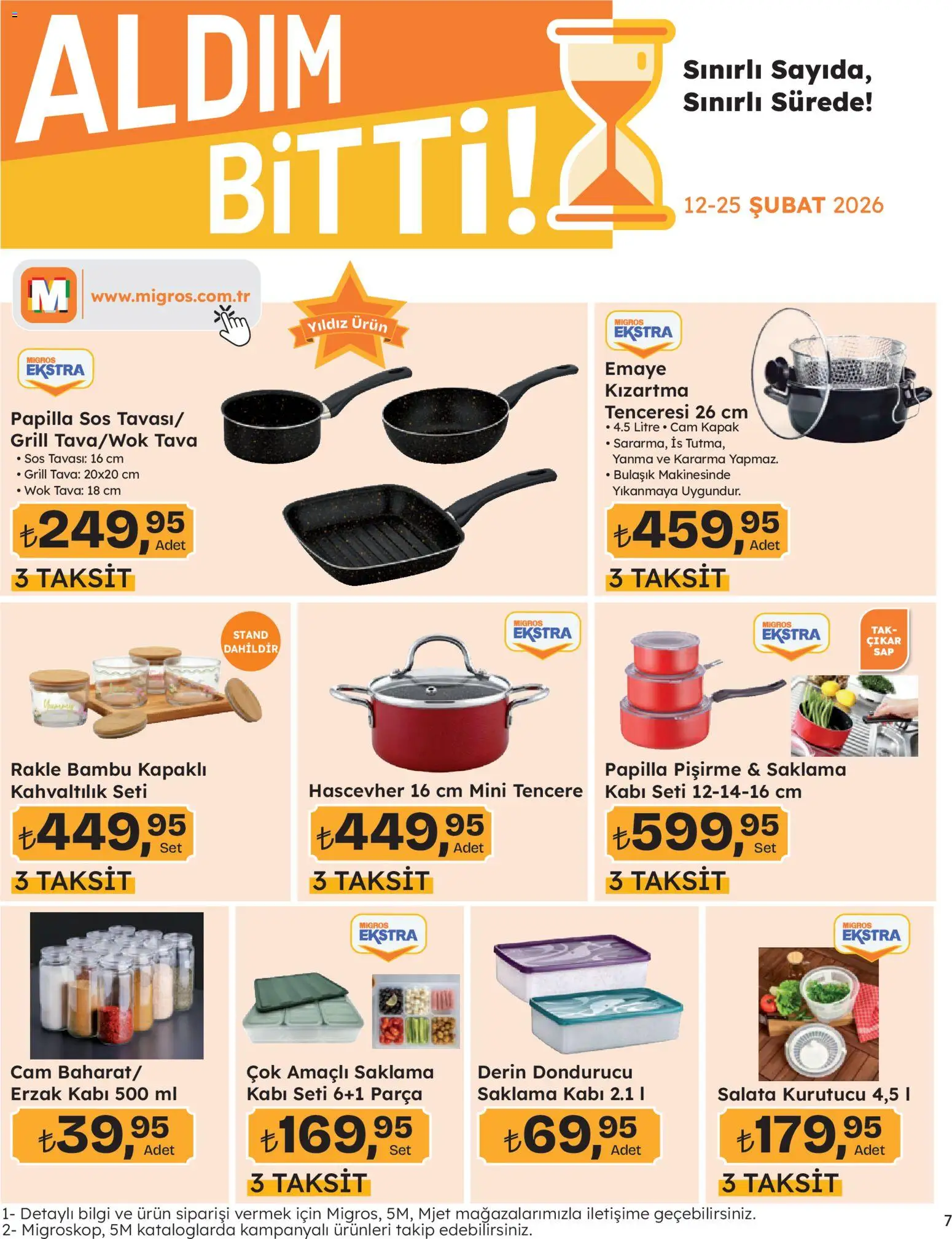 Migros Katalog - Migros Jet Dijital - 12.02.2026 tarihinden itibaren geçerlidir | Sayfa: 7 | Ürünler: Salata, Sos, Dondurucu, Kurutucu
