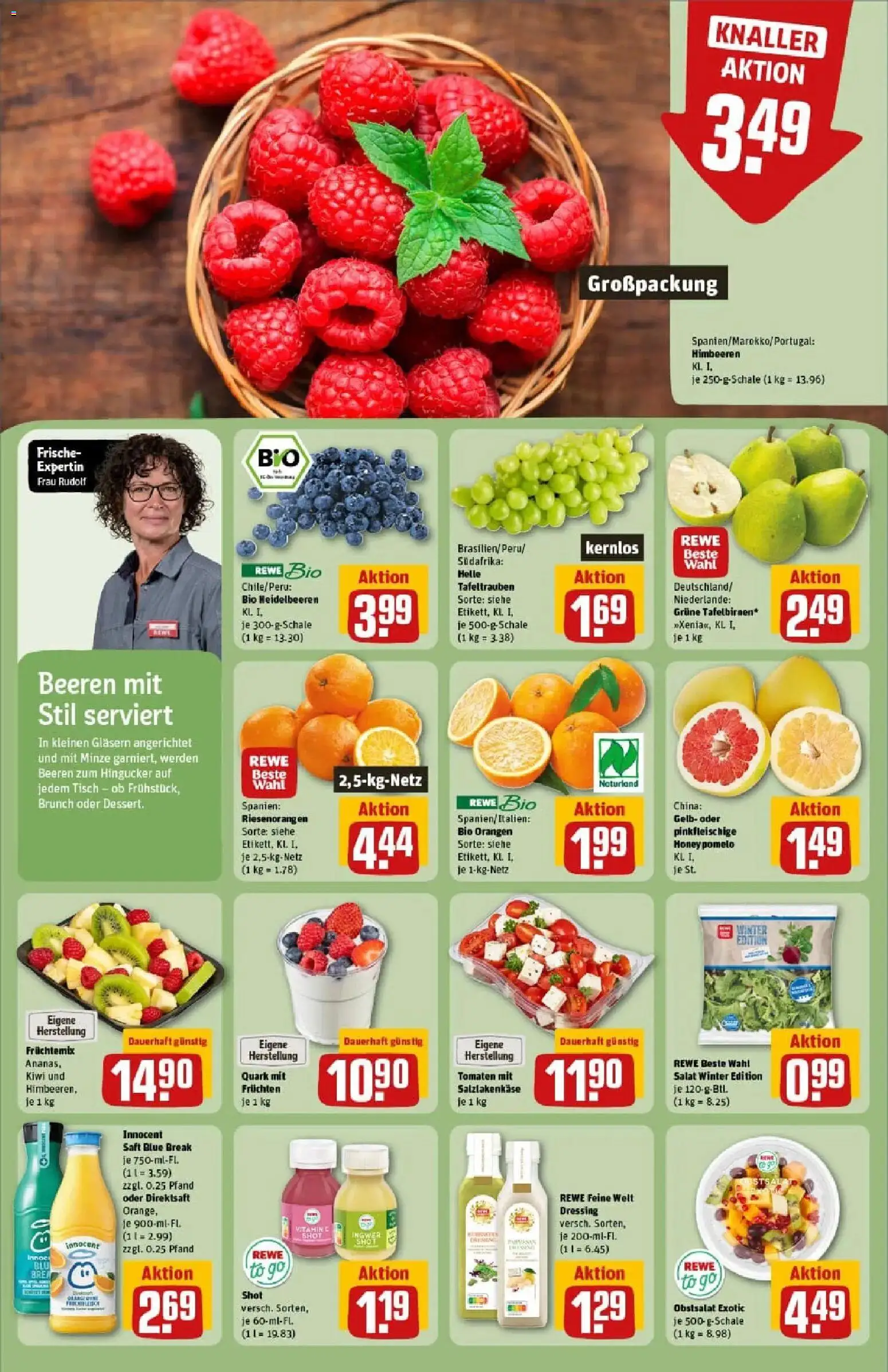 Rewe prospekt Heppenheim	 – gültig ab 26.01.2026 | Seite: 6 | Produkte: Quark, Tisch, Orangen, Salat