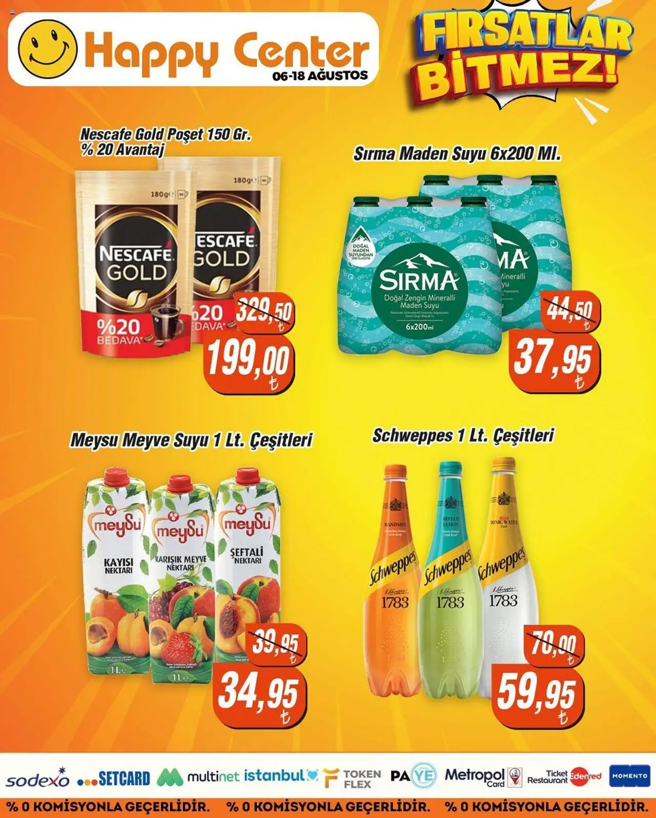Happy Center Katalog - 06.08.2025 tarihinden itibaren geçerlidir | Sayfa: 19 | Ürünler: Meyve suyu, Meyve, Şeftali, Maden suyu
