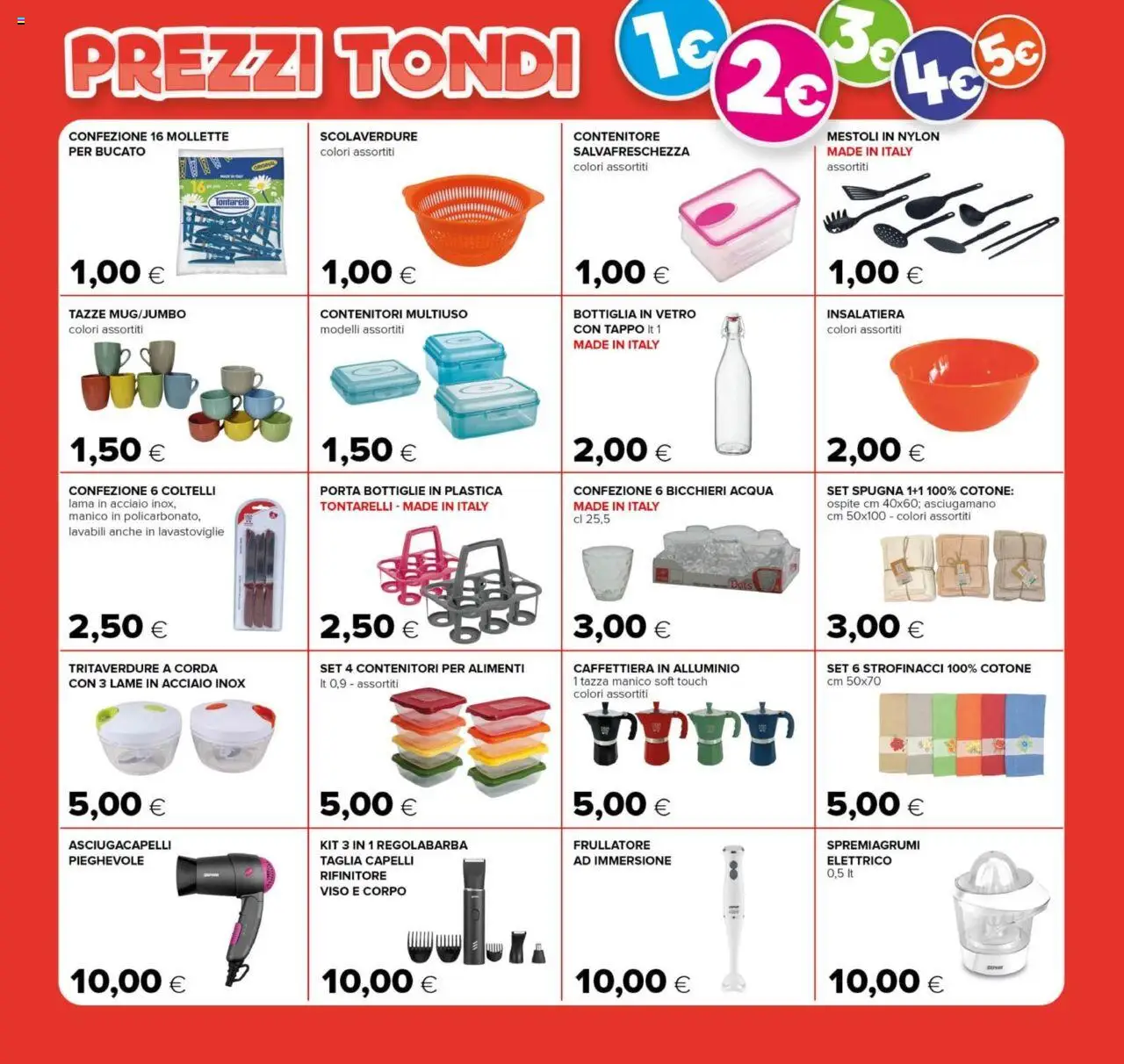 Volantino Oasi del 13.09.2025 | Pagina: 29 | Prodotti: Frullatore, Acqua, Contenitore, Strofinacci