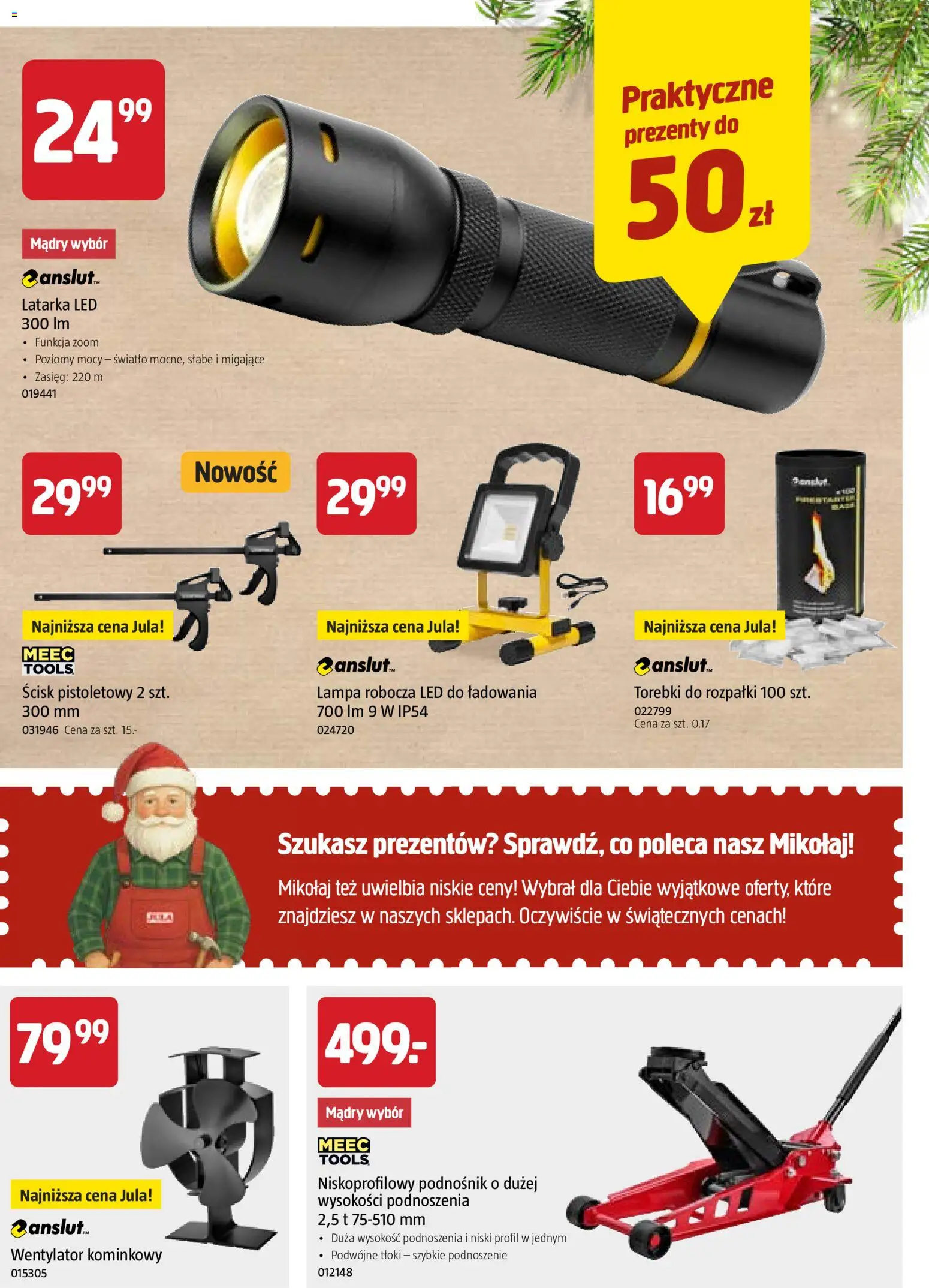 Jula Gazetka od 02.12.2025 | Strona: 7 | Produkty: Wentylator, Lampa, Torebki