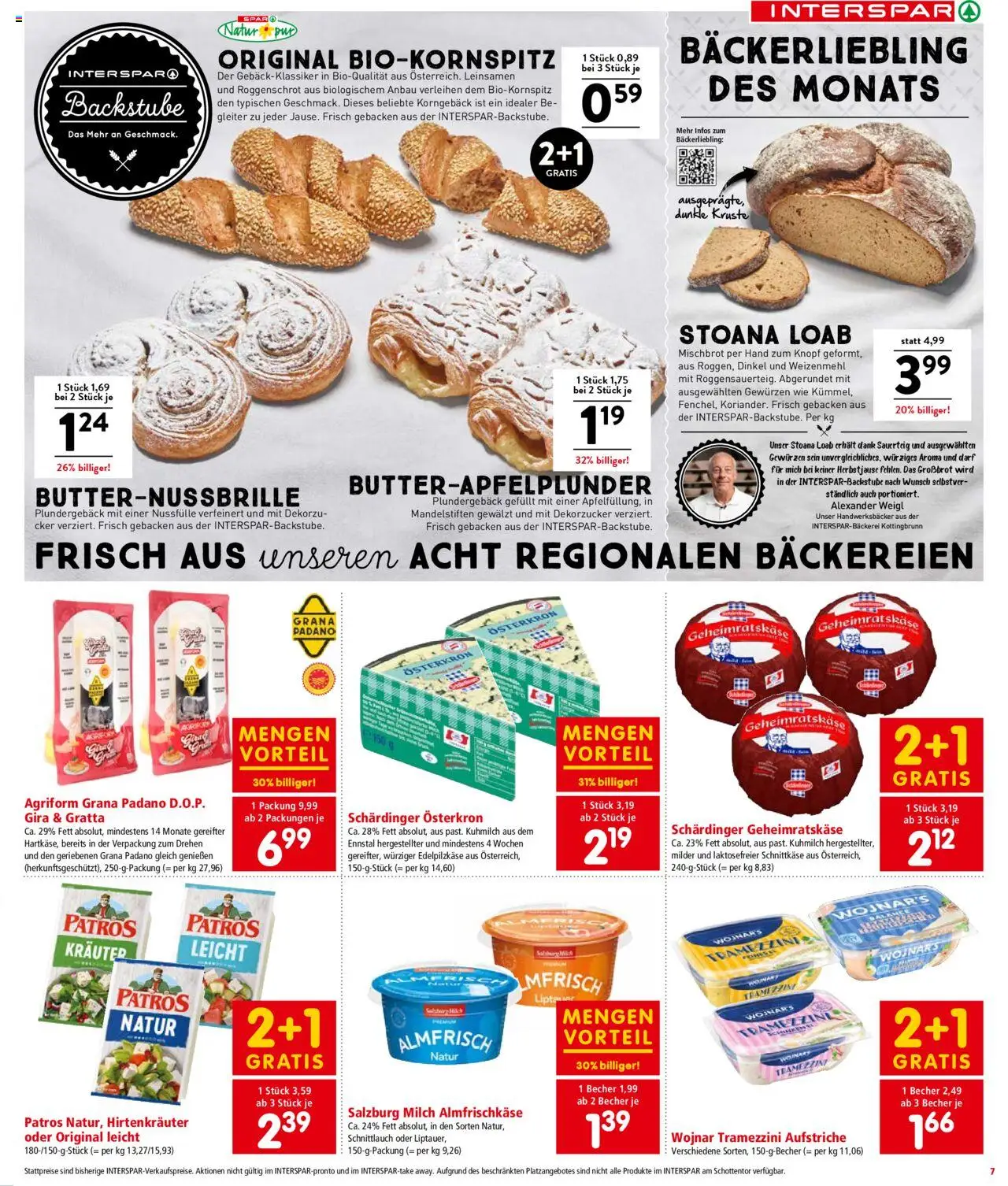 Interspar Flugblatt - Kärnten gültig ab 31.07.2025 | Seite: 7 | Produkte: Milch