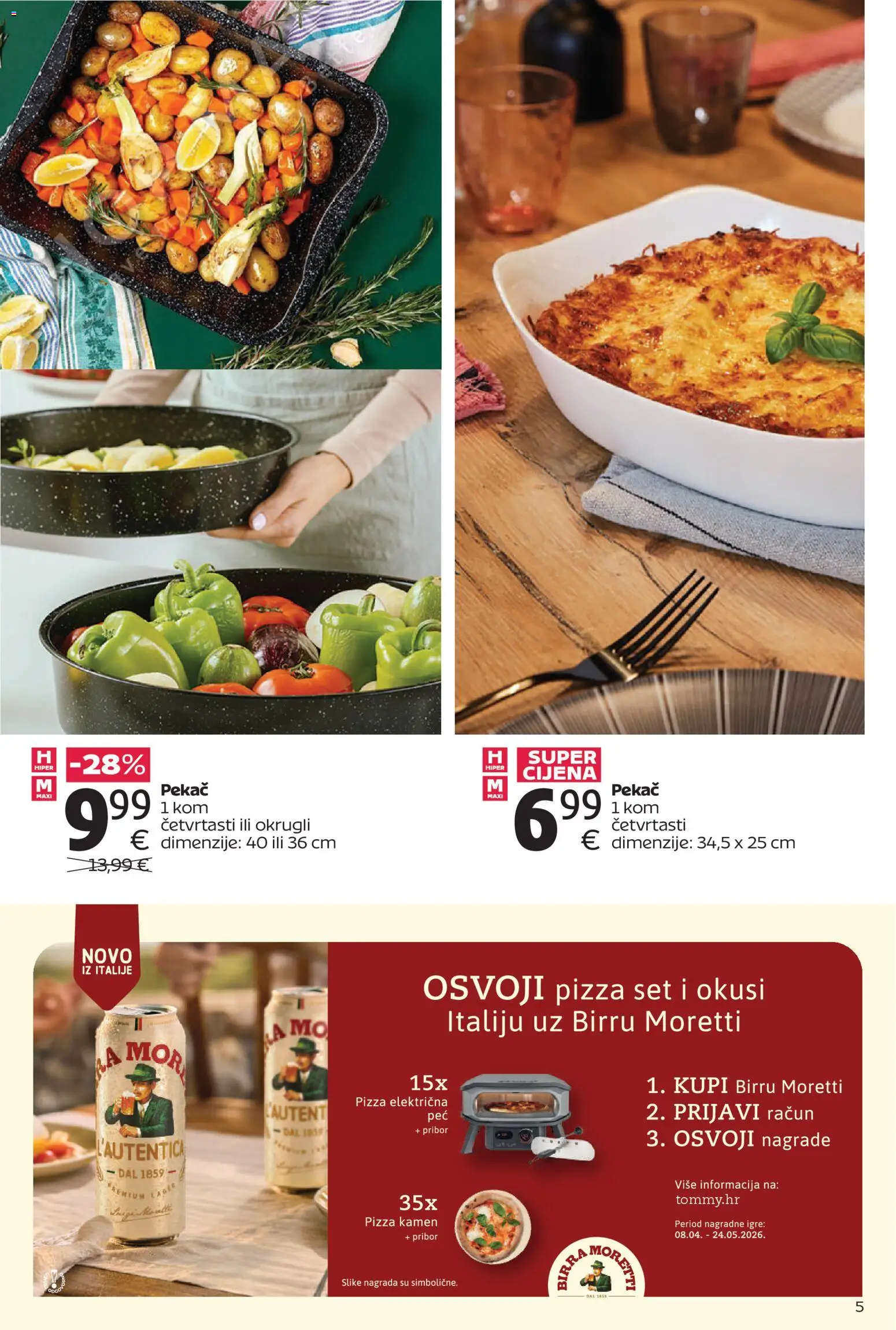Tommy katalog | vrijedi od 27.04.2026 | Stranica: 5 | Proizvodi: Pizza