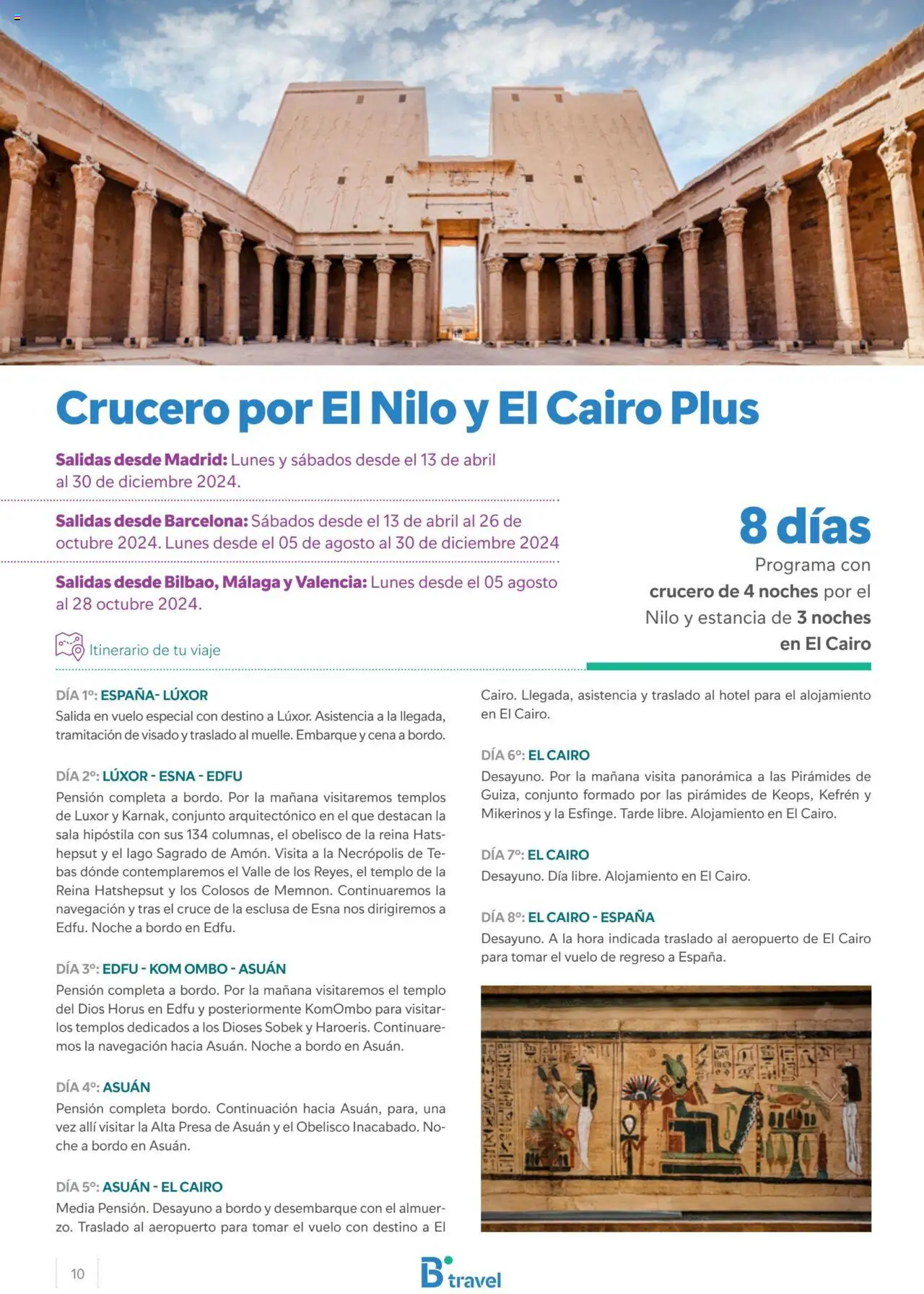 B the travel brand Egipto │ válido desde el 15.04.2024 | Página: 10 | Productos: Té, Navegación