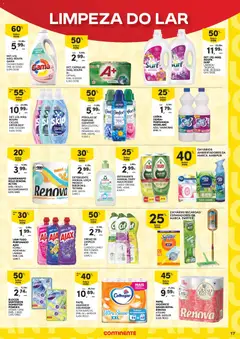 Pré-visualização Continente - Açores Poupança para todos válido de 06.04.2026 | Página: 17 | Produtos: Papel higiénico, Perfume, Guardanapos, Creme