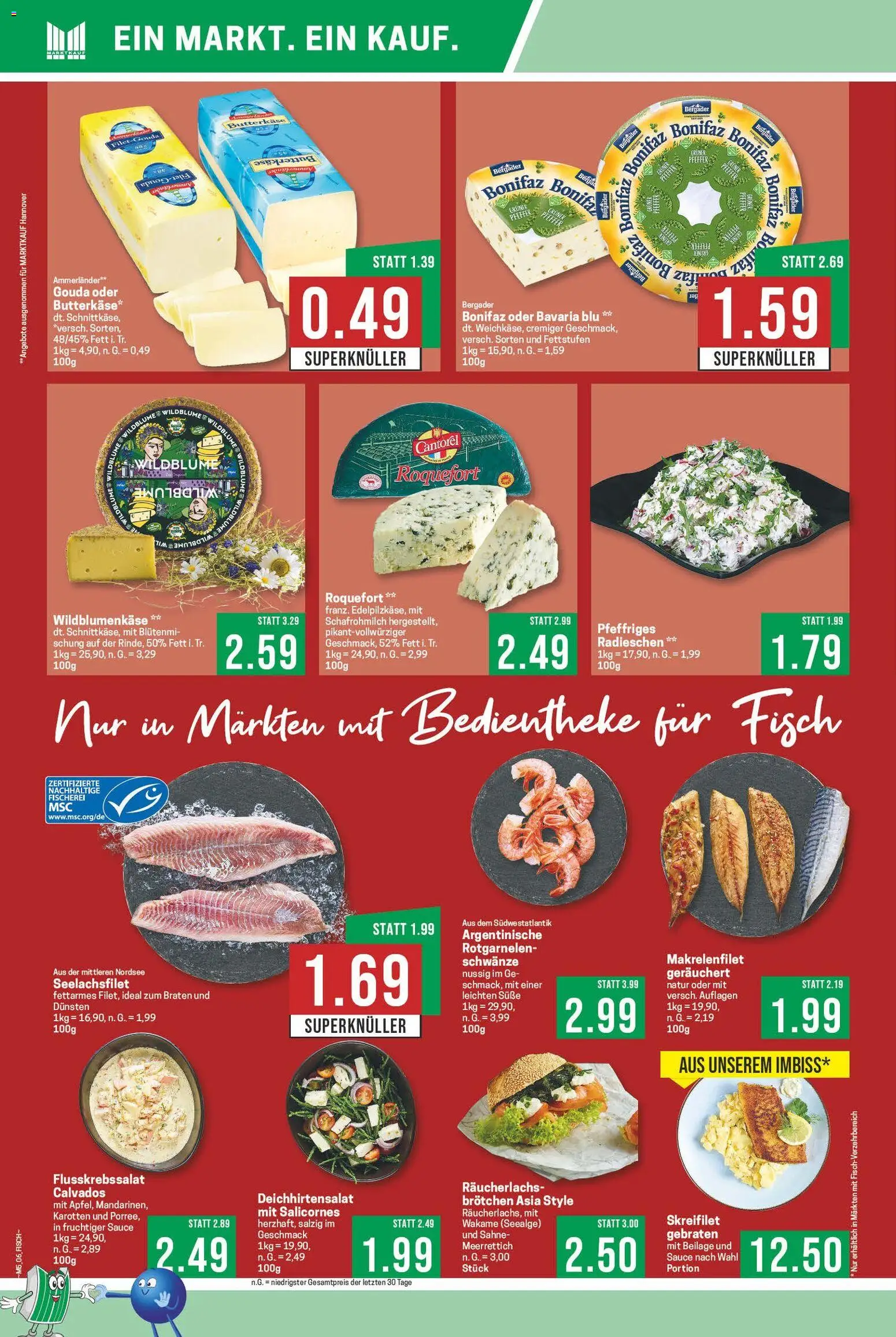 Marktkauf Prospekt 	 – gültig ab 26.01.2026 | Seite: 6 | Produkte: Gouda, Fisch, Räucherlachs, Pfeffer
