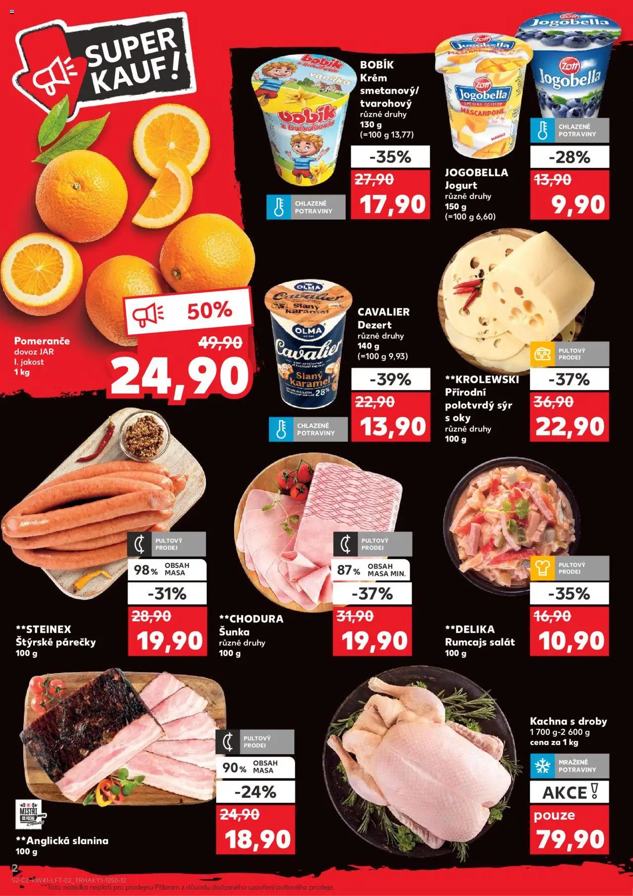 Kaufland leták - Praha 8 od 08.10.2025 | Strana: 2 | Produkty: Sýr, Jogobella, Mascarpone, Cottage