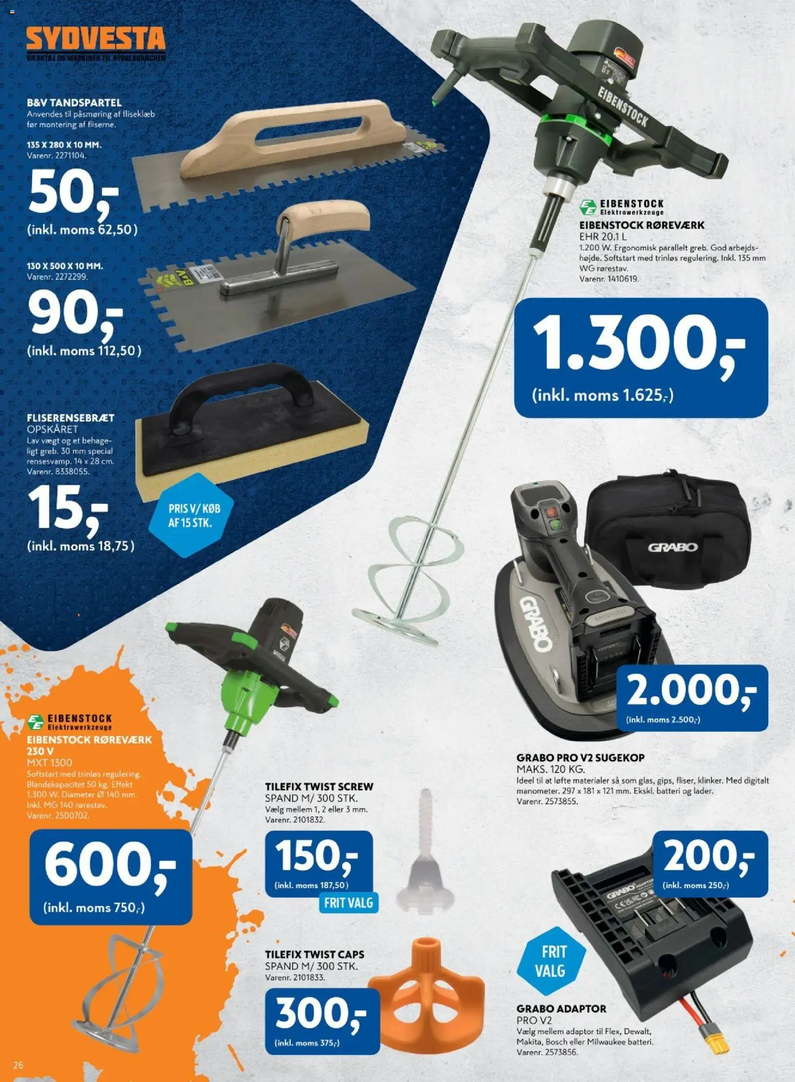 Davidsen tilbudsavis – gyldig fra 10.04.2026 | Side: 26 | Produkter: Søm, Caps, Batteri