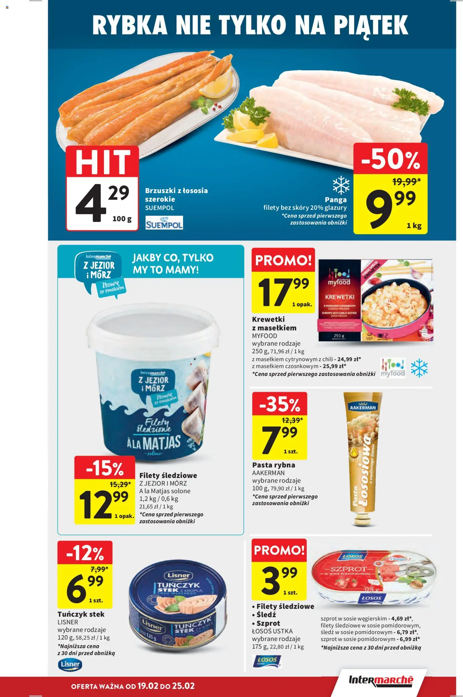 Intermarche Gazetka od 19.02.2026 | Strona: 17 | Produkty: Chili, Rybna, Tuńczyk, Brzuszki z łososia
