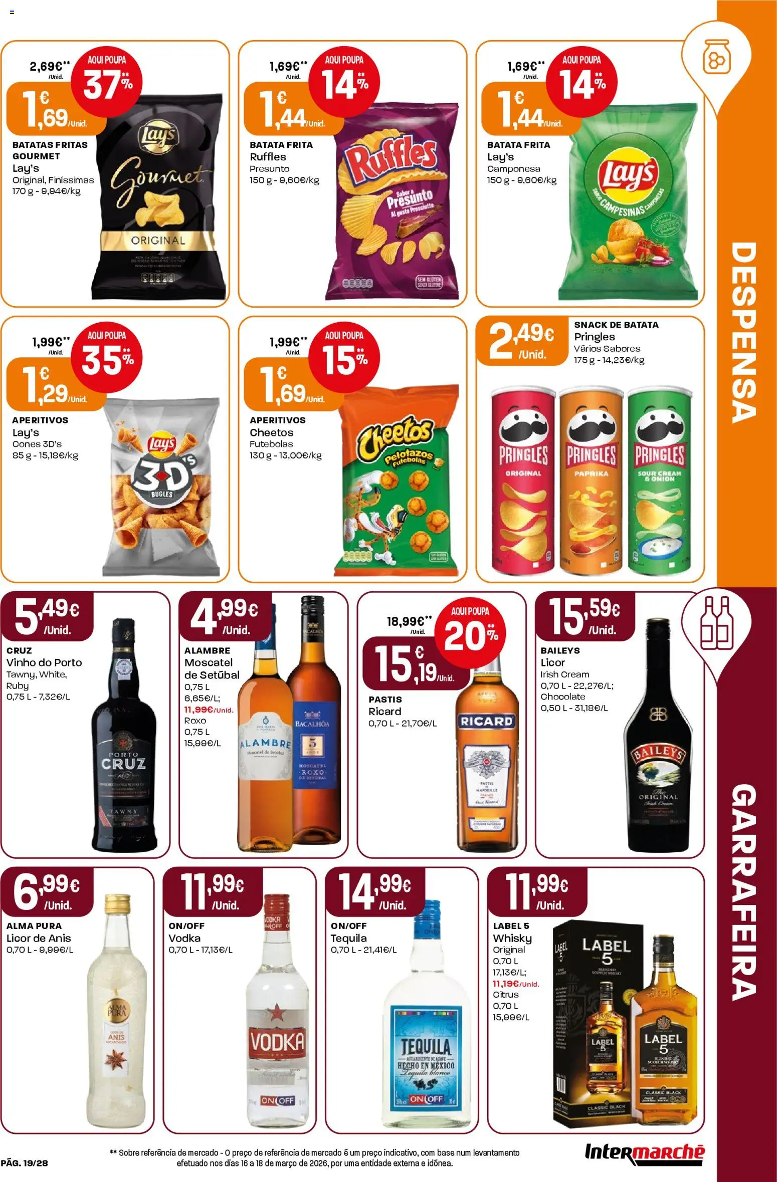 Intermarché Folheto Contact │ válido de 23.04.2026 | Página: 19 | Produtos: Batata, Base, Presunto, Batatas fritas