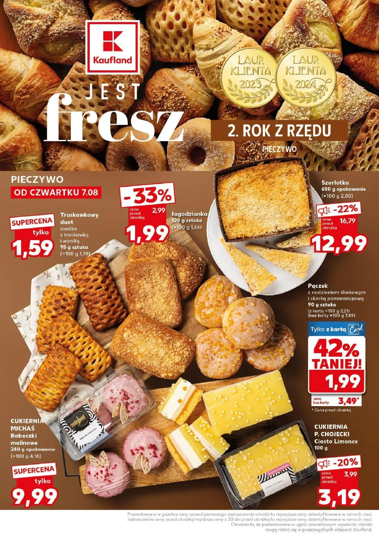 Kaufland gazetka - Super Sobota od 09.08.2025 | Strona: 24 | Produkty: Pieczywo, Skórka pomarańczowa, Ciasto, Babeczki