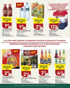 Pogląd oferty "Chata Polska gazetka" - ważna od 26.03.2026 | Strona: 11 | Produkty: Sok, Piwo, Somersby, Woda