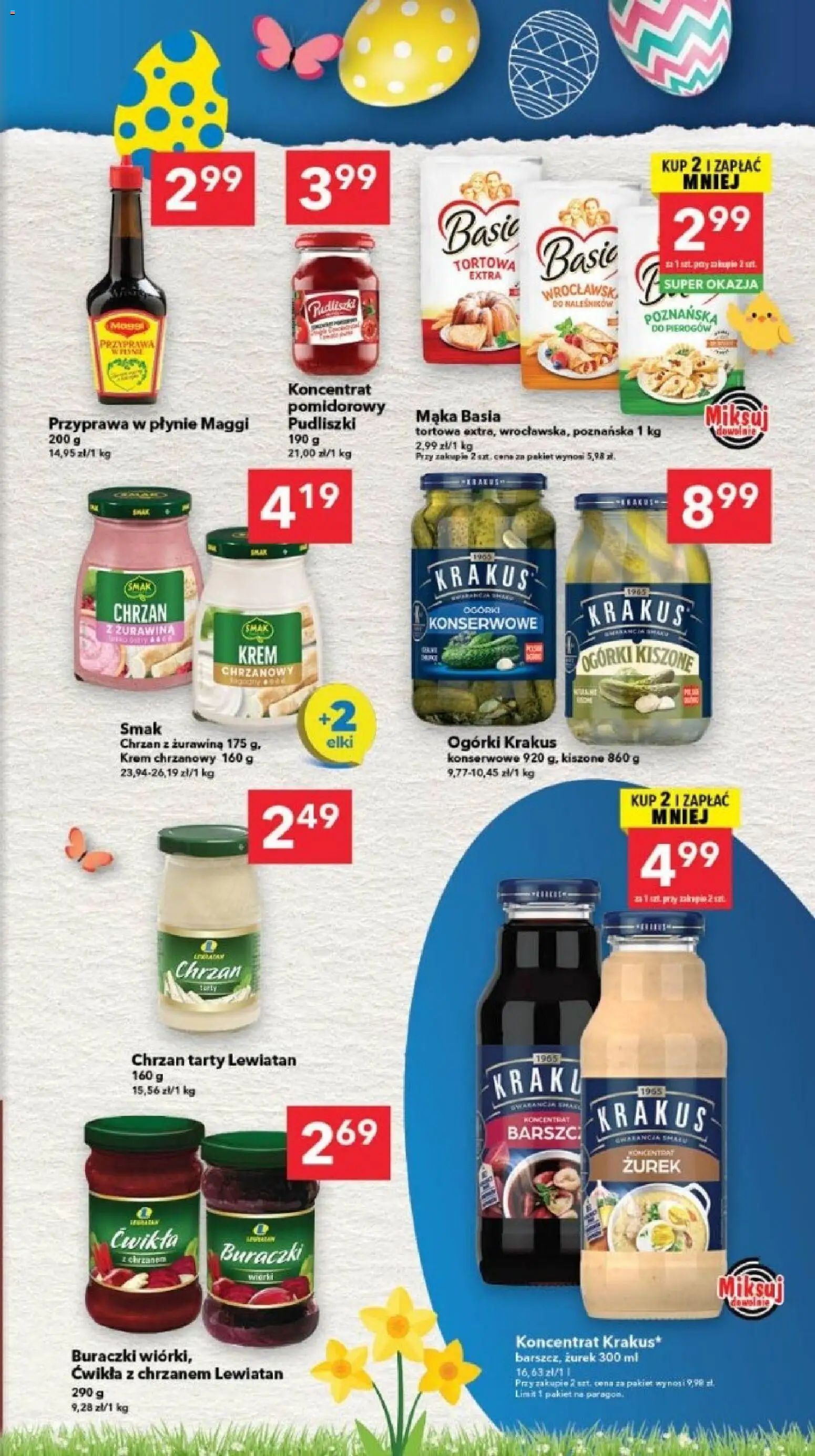 Lewiatan gazetka - Szczecin od 26.03.2026 | Strona: 9 | Produkty: Barszcz, Koncentrat pomidorowy, Żurawina, Krem