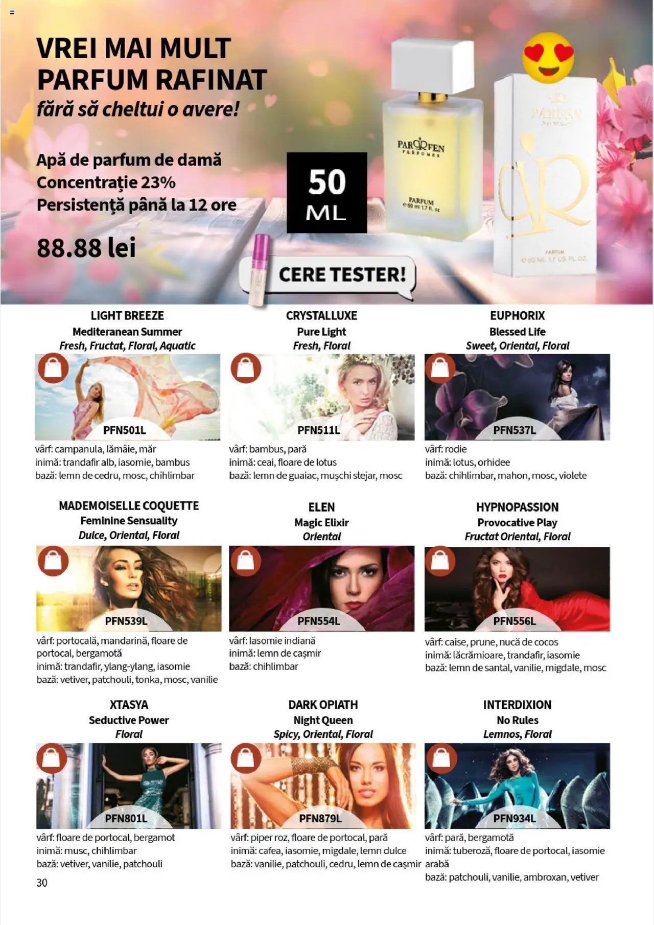 Noul catalog Lady’s – valabil de la 25.09.2025 | Pagină: 32 | Produse: Pară, Apă de parfum, Trandafir, Piper