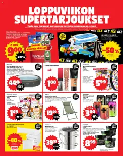  | Sivu: 16 | Tuotteet: Lepotuoli, Astianpesuaine, Ämpäri, Tabletti