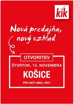 Kik leták platný od 10.11.2025