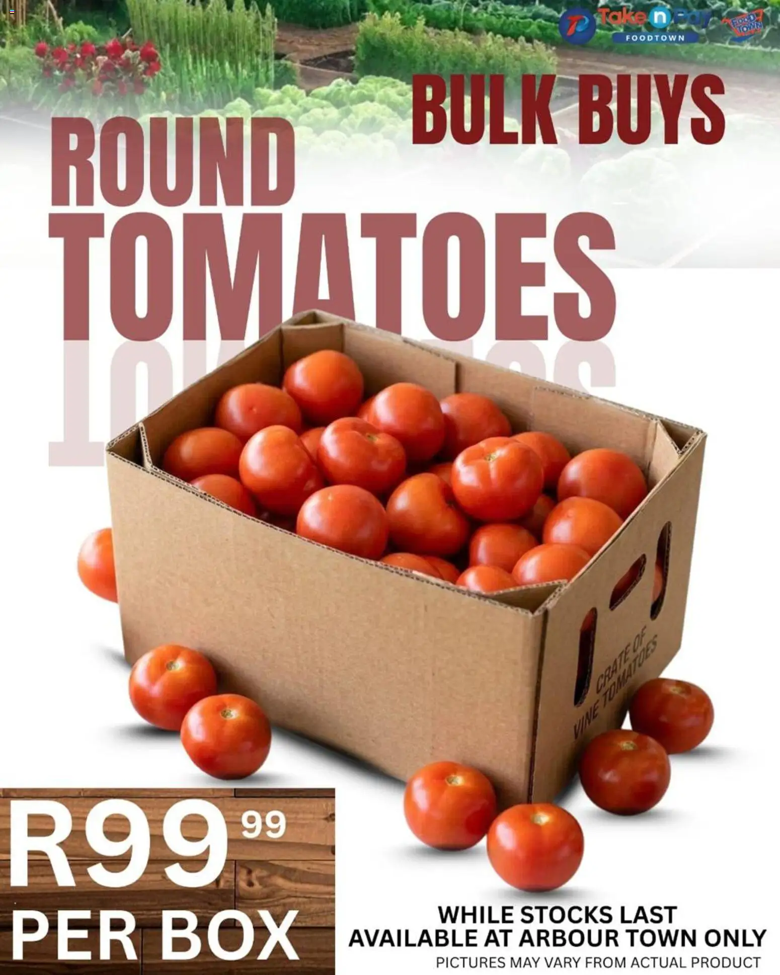 New Take n Pay catalogue – valid from 28.04.2026 | Page: 12 | Products: Crate, Box, Tomatoes