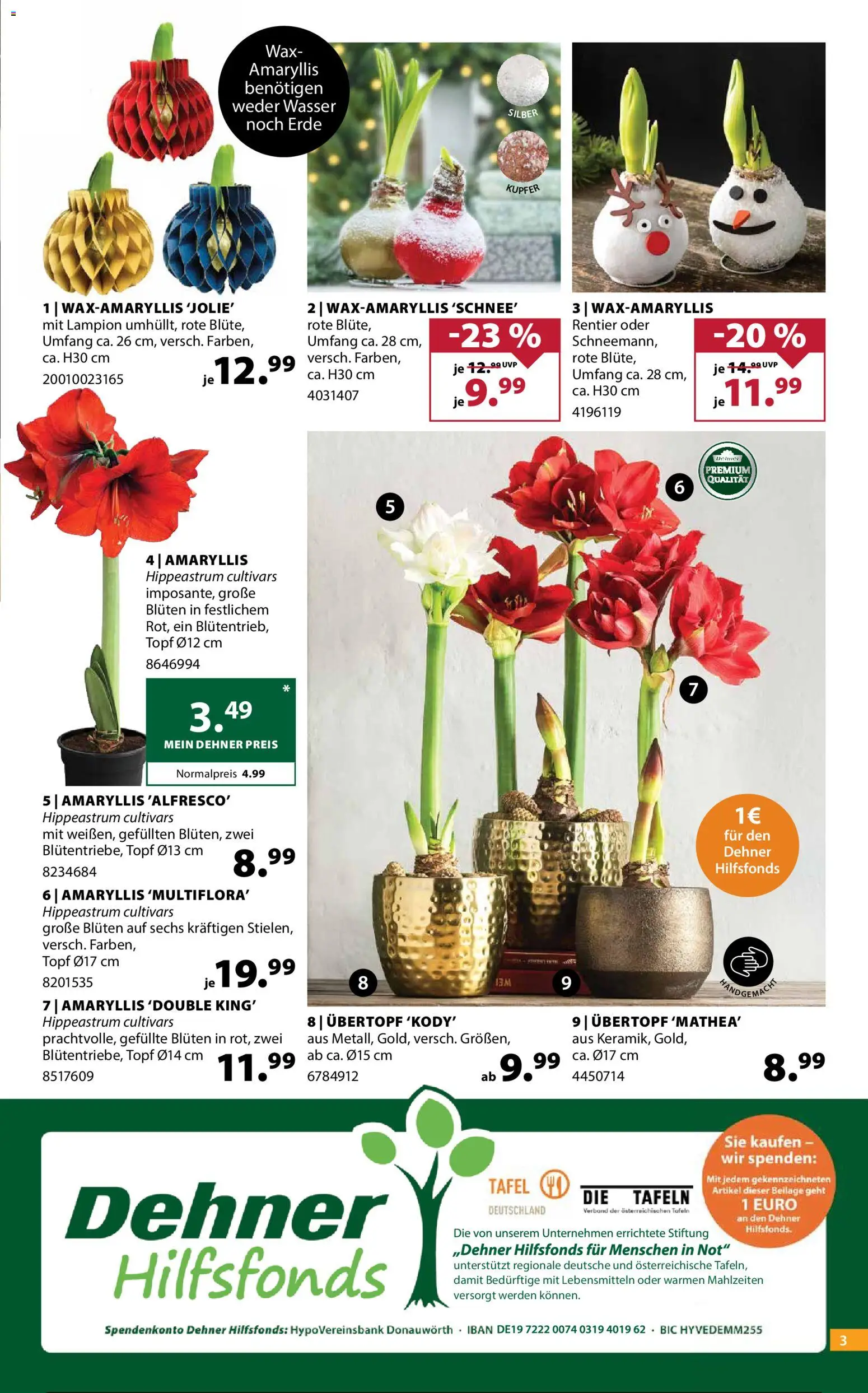 Dehner Advents Zauber gültig ab 19.11.2025 | Seite: 3 | Produkte: Wasser