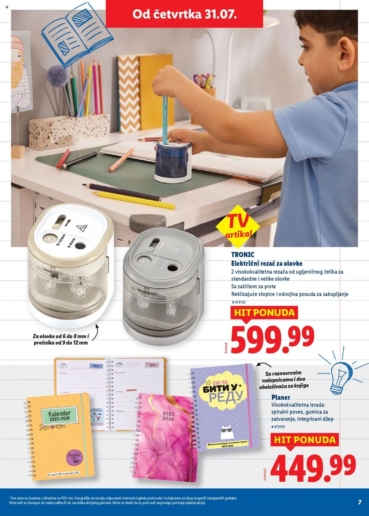 Lidl katalog - važi od 31.07.2025 | Strana: 7 | Proizvode: Rezač