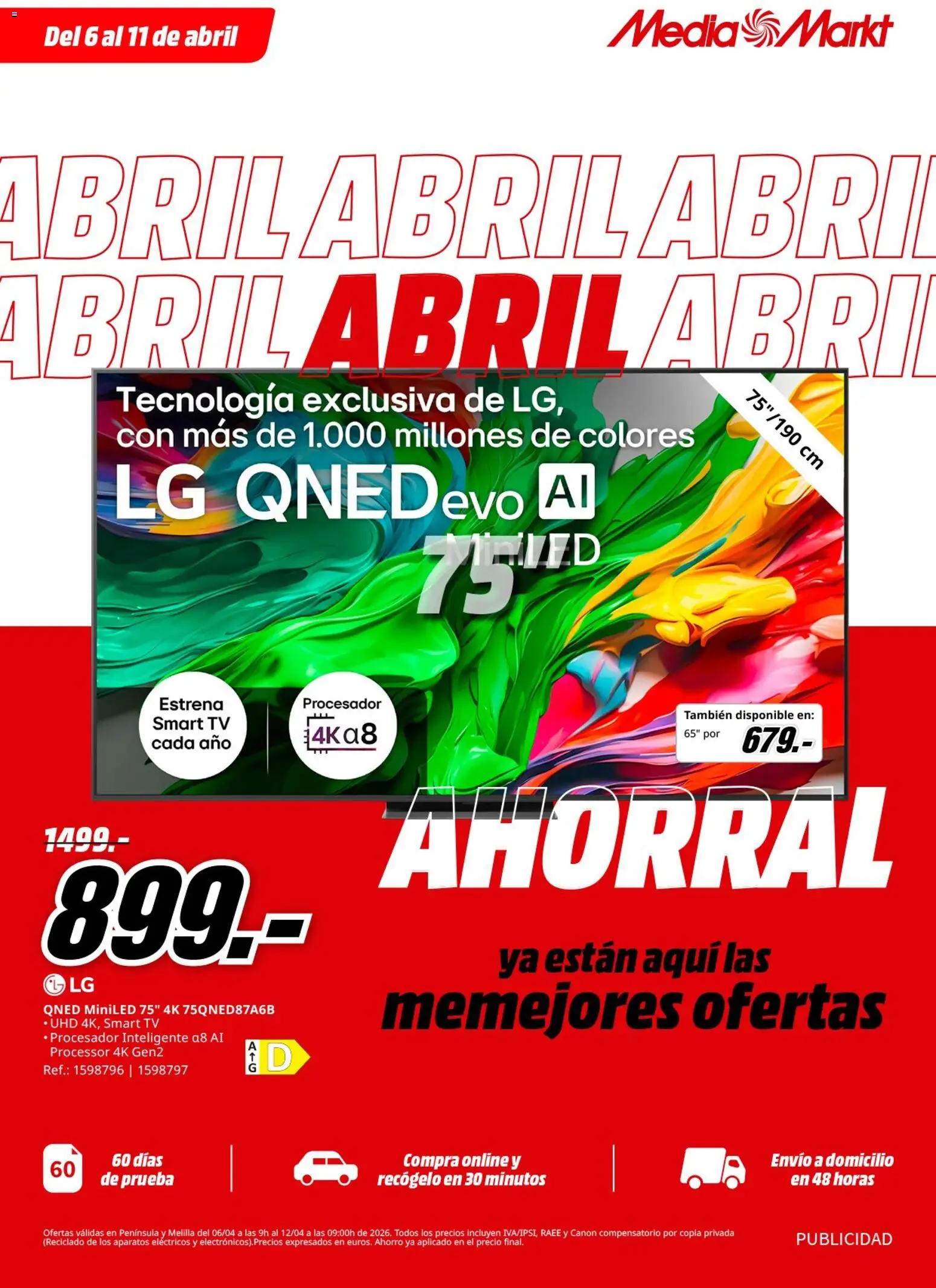 Media Markt folleto │ válido desde el 06.04.2026 | Página: 1