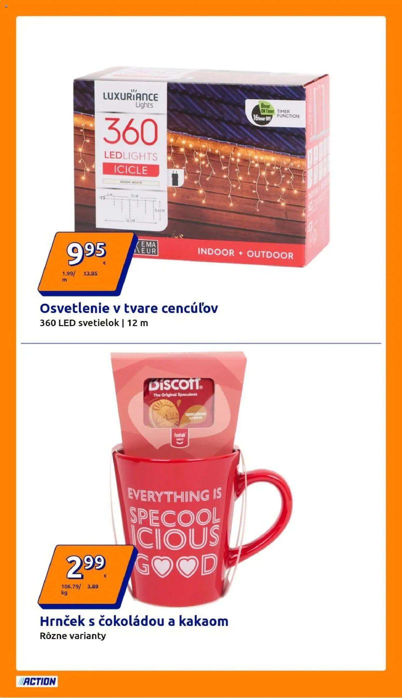 Nové Action akcie – leták je platný od 12.11.2025 | Strana: 4 | Produkty: Osvetlenie, Led