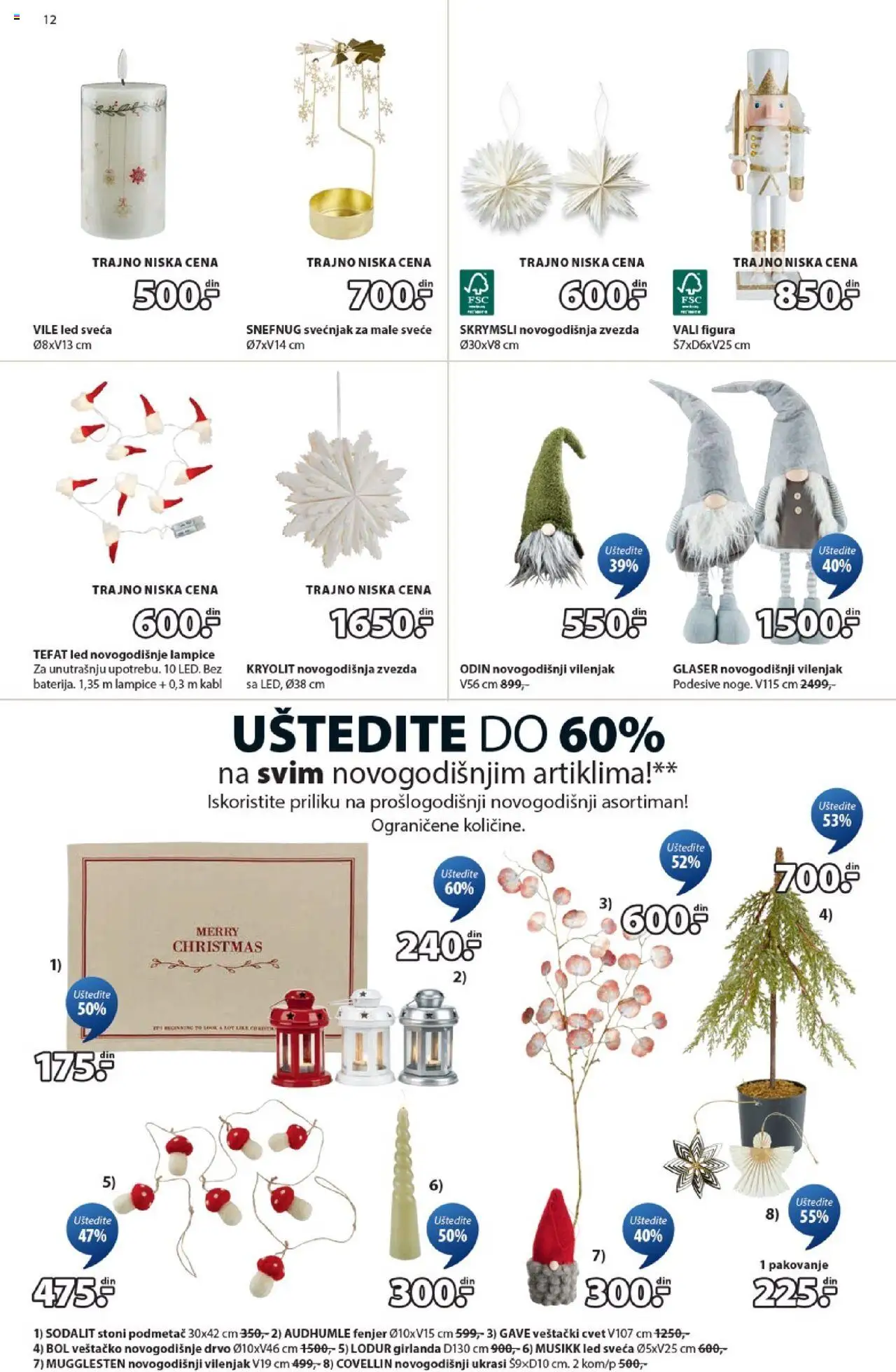 Jysk katalog - važi od 15.10.2025 | Strana: 12 | Proizvode: Lampice, Kabl, Pakovanje