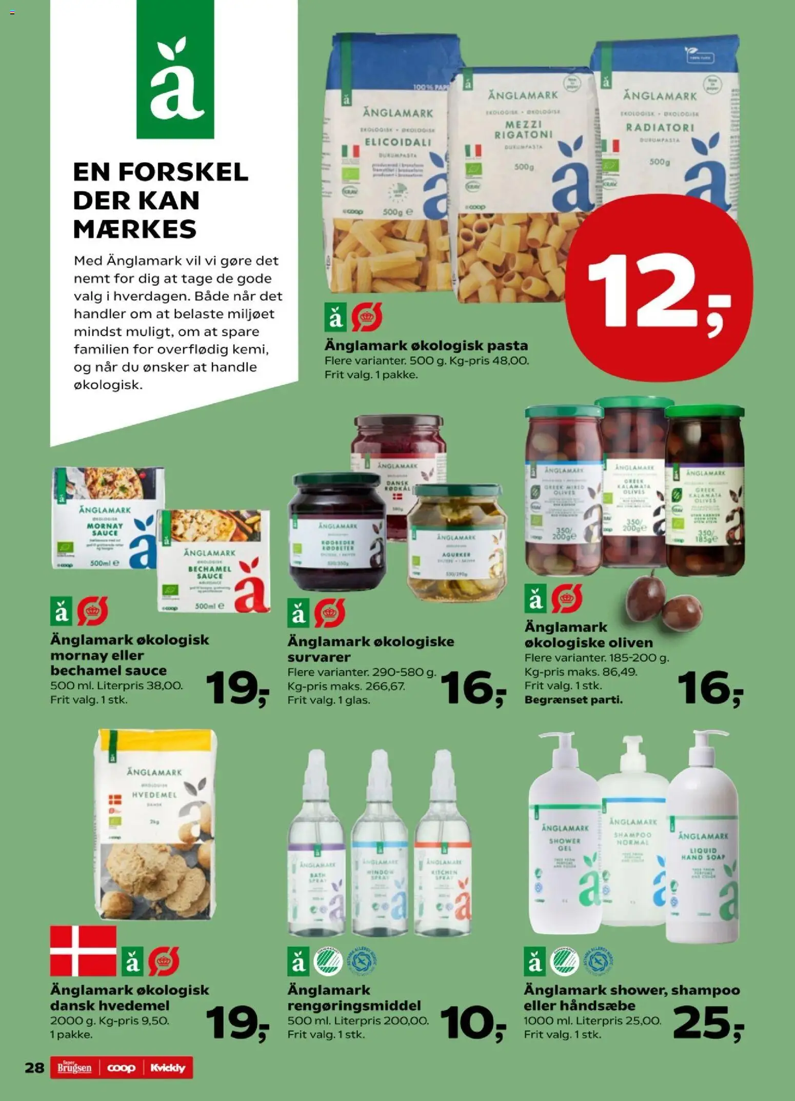 Kvickly tilbudsavis – gyldig fra 24.04.2026 | Side: 29 | Produkter: Shampoo, Agurker, Rødkål, Oliven