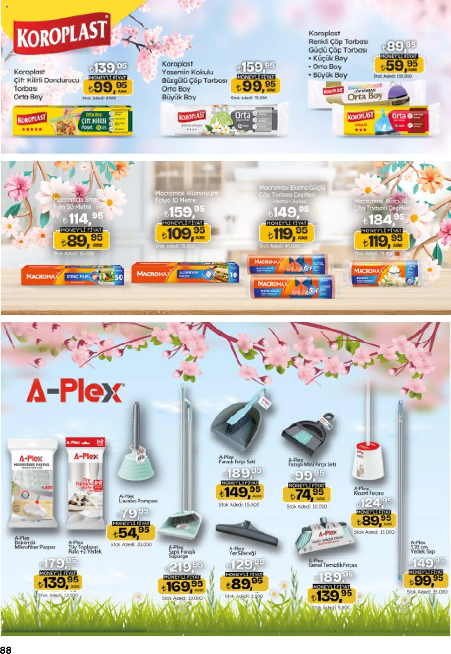 Migros Katalog - Migroskop - 16.04.2026 tarihinden itibaren geçerlidir | Sayfa: 88 | Ürünler: Lavabo, Fırça, Yasemin, Dondurucu