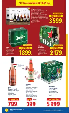 Underberg Gyógynövényes keserű likőr, Fém díszdobozban, Alkoholtartalom: 44%, 12x2 cl - amely érvényes a következő dátumtól: 27.12.2025 | Oldal: 18