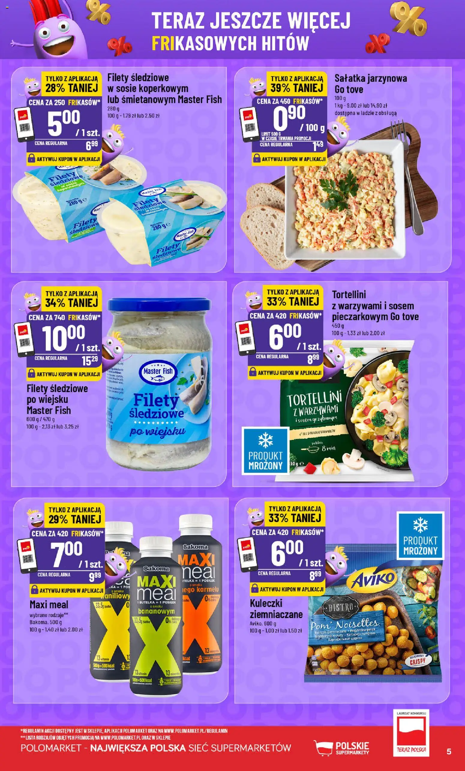 POLOmarket Gazetka - Frikasowe Hity od 18.02.2026 | Strona: 5 | Produkty: Tortellini, Lego, Sałatka