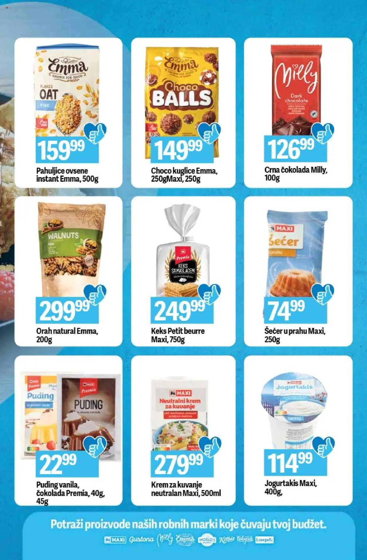 Tempo katalog - važi od 07.08.2025 | Strana: 9 | Proizvode: Keks, Pahuljice, Šećer, Šećer u prahu