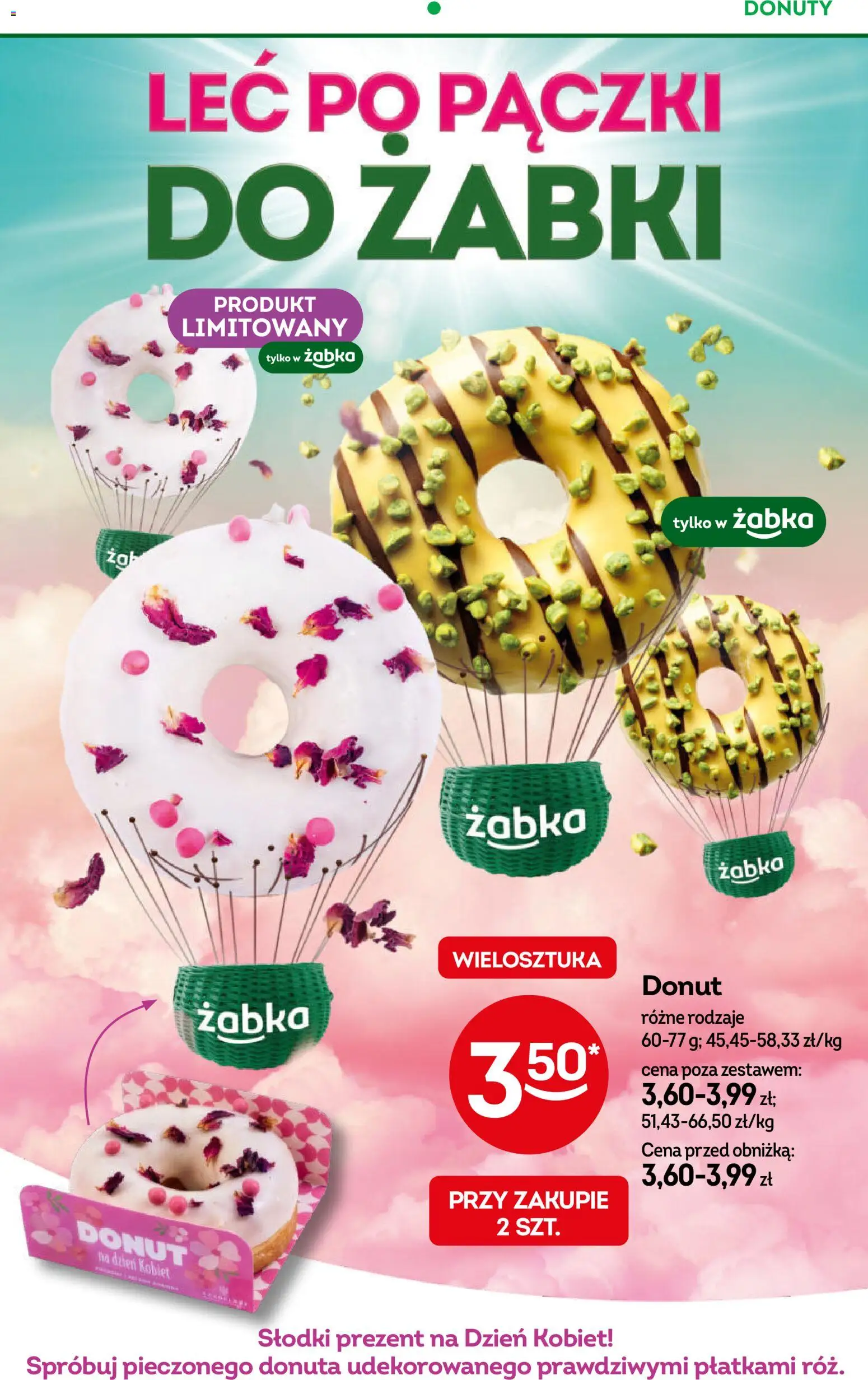 Żabka Gazetka od 25.02.2026 | Strona: 15 | Produkty: Pączki, Donut