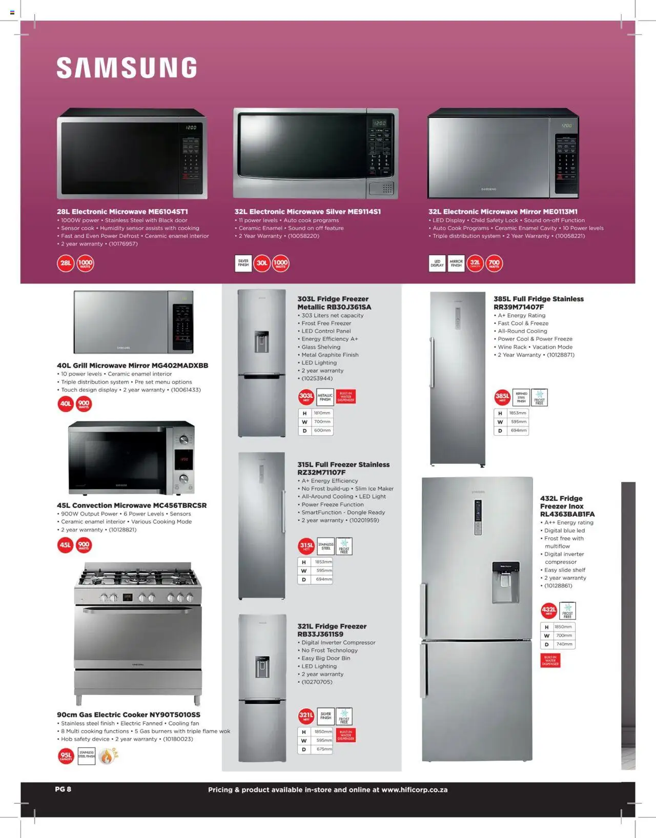 New HiFi Corp catalogue – valid from 12.02.2024 | Page: 8 | Products: Grill, Fan, Wine, Enamel