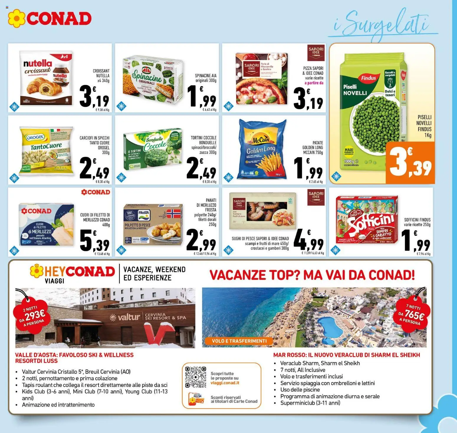Volantino Conad del 19.11.2025 | Pagina: 7 | Prodotti: Zucca, Nutella, Basilico, Croissant
