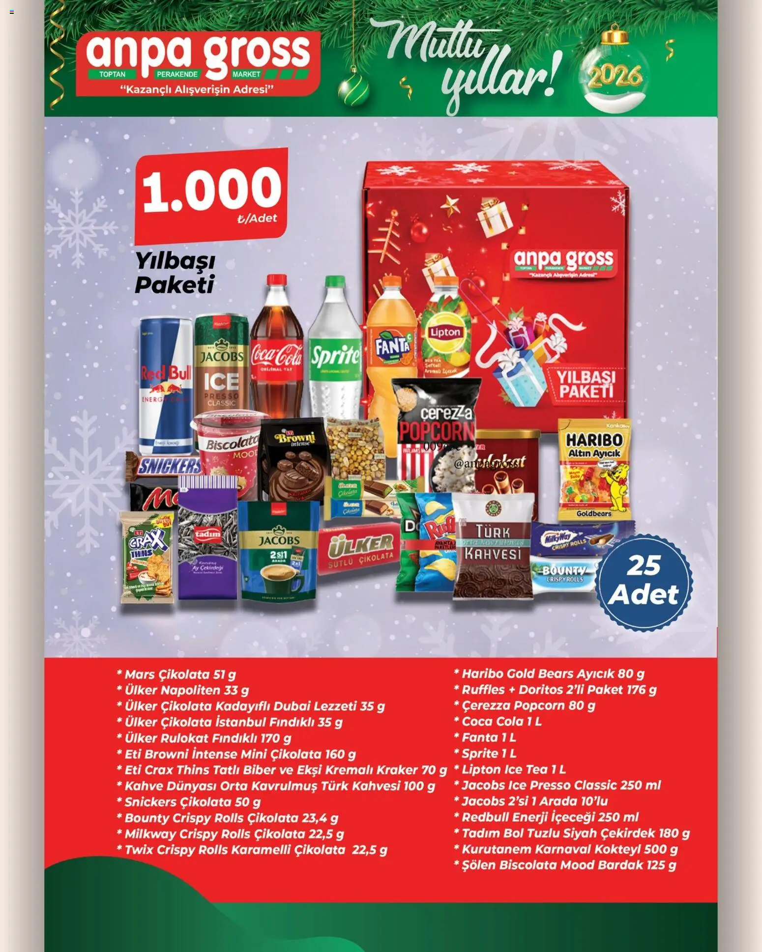Anpa Gross Katalog - 20.12.2025 tarihinden itibaren geçerlidir | Sayfa: 14 | Ürünler: Çikolata, Enerji içeceği, Sprite, Ice tea