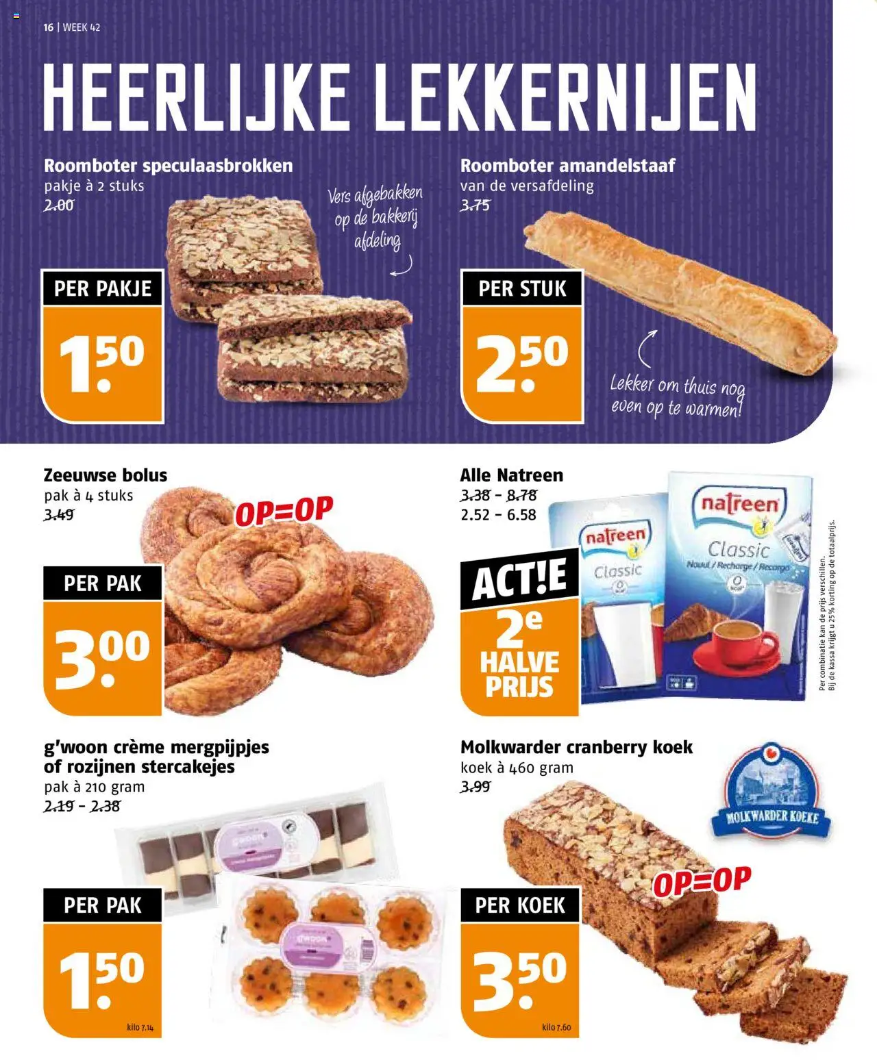 {H1} | Pagina: 16 | Producten: Kan, Roomboter, Bakkerij, Crème